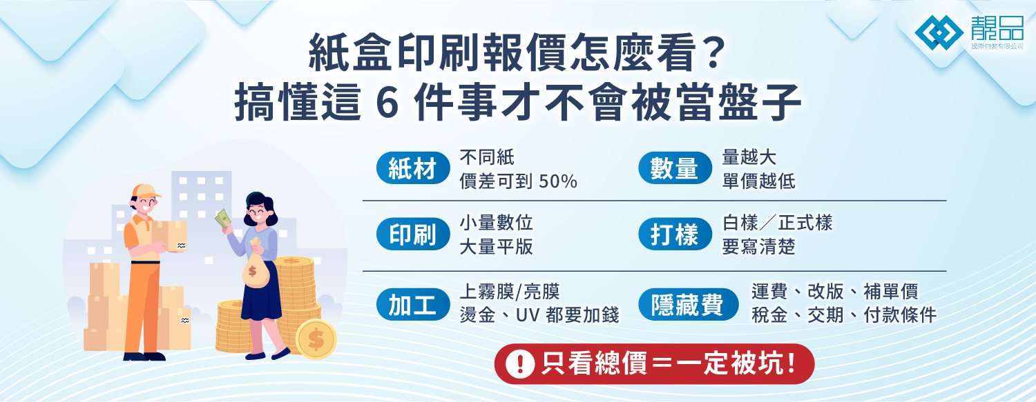 紙盒印刷價格